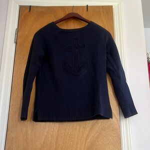Blue anchor design Tommy hilfiger sweatshirt